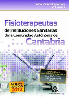 fisioterapeutas comunidad autonoma cantabria vol iii-9788467686913