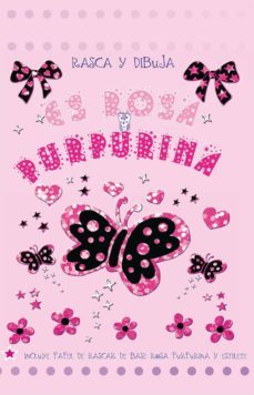 dibuja y rasca. es rosa y purpurina-9788468305813