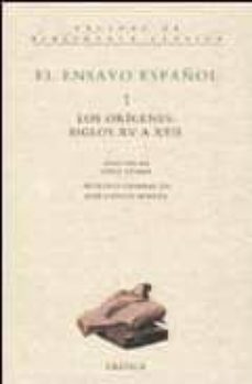 el ensayo español (t. i)-9788474237313