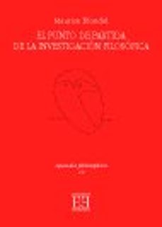 el punto de partida de la investigacion filosofica-9788474907513