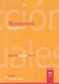 microeconomia: apuntes de clase-antonia de la calle vaquero-9788477239413