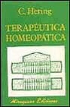 terapeutica homeopatica-constantino hering-9788478131013