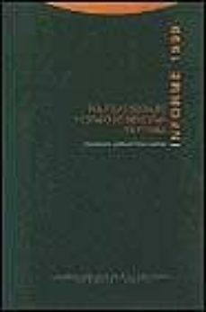 politicas sociales y estado de bienestar en españa: informe 1999-9788481643213