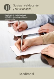 (i.b.d.) hotr02o8 peraciones basicas de restaurante y bar. guia para el docente y solucionarios-s.l. innovacion y cualificacion-9788491985013