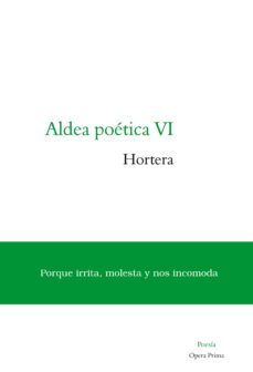 aldea poetica vi: hortera-9788495461513