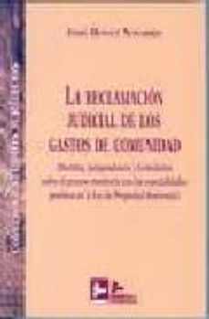 la reclamacion judicial de los gastos de comunidad-jose bonet navarro-9788496261013
