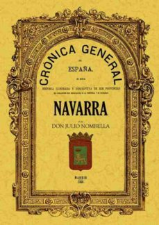 cronica de la provincia de navarra (ed. facsimil)-julio nombela-9788497610513