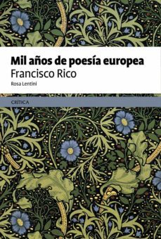 mil años de poesia europea-francisco rico-9788498927313