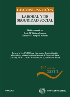 legislacion laboral y de seguridad social (19ª ed.)-9788499039213