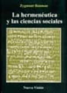 la hermeneutica y las ciencias sociales-9789506024413