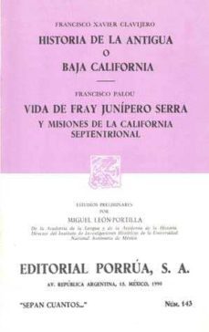 historia de la antigua o baja california-f.j. clavijero-9789684328013