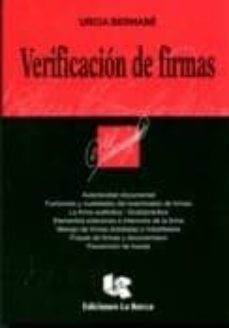 verificacion de firmas-reimundo urcia bernabe-9789875171213