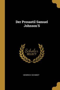 der prosastil samuel johnsons-9780270119923