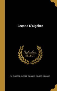 leçons dalgèbre-9780270712223