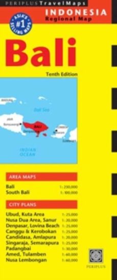 bali travel map tenth edition-9780794608323