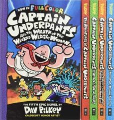 the captain underpants colossal color collection (captain underpants @1-5 boxed set) (captain underpants)-9781338603323