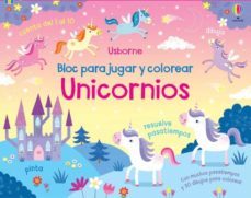 unicornios bloc para jugar y colorear-9781474993623