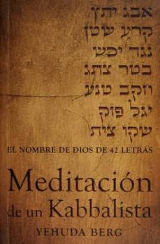 meditacion de un kabbalista-yehuda berg-9781571896223