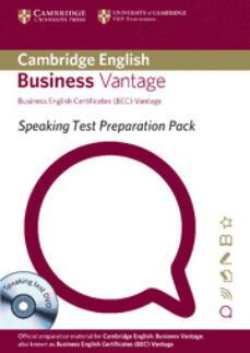 speaking test preparation pack for bec vantage paperback with dvd-9781906438623