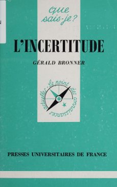 l'incertitude (ebook)-gerald bronner-9782130676423