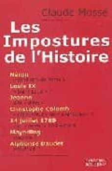 les impostures de l histoire-claude mosse-9782268051123