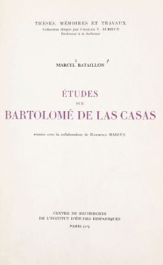 etudes sur bartolome de las casas (ebook)-marcel bataillon-9782307491323