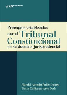 principios establecidos por el tribunal constitucional en su doctrina jurisprudencial (ebook)-marcial antonio rubio correa-elmer guillermo arce ortiz-9786123179823