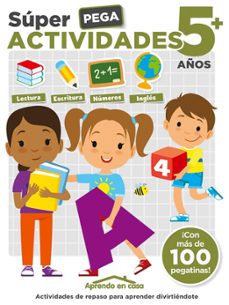 aprendo en casa súper pega actividades 5+-9788411512923