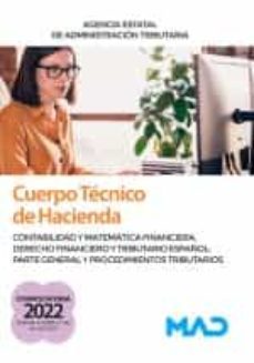 cuerpo tecnico de hacienda. agencia estatal de administracion tributaria.  contabilidad y matematica financiera. derecho       financiero y tributario español:  parte general y procedimientos tribu-joaquin martinez del fresno-9788414260623