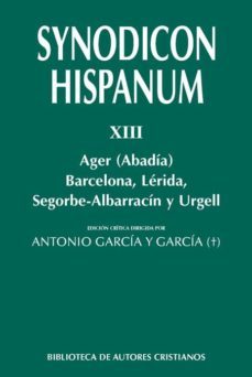 synodicon hispanum xiii-antonio garcia y garcia-9788422019923