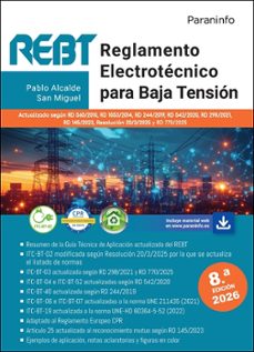 reglamento electrotecnico para baja tension. rebt (8.ª edicion 20 26)-pablo alcalde san miguel-9788428363723