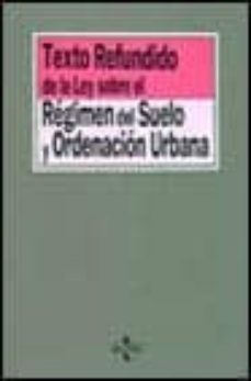 texto refundido ley sobre regimen suelo y ordenacion urbana-9788430922123