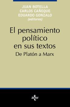 el pensamiento politico en sus textos: de platon a marx-9788430925223