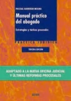 manual practico del abogado: estrategias y tacticas procesales-pascual barberan molina-9788430950423