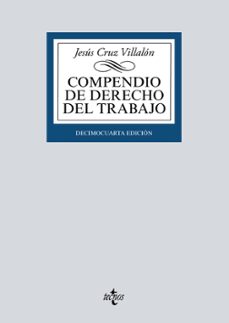 compendio de derecho del trabajo-jesus cruz villalon-9788430982523