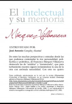 marquez villanueva-jose antonio gonzalez alcantud-9788433857323
