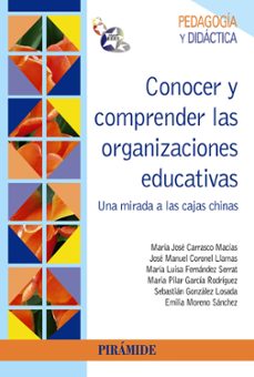 conocer y comprender las organizaciones educativas-9788436829723