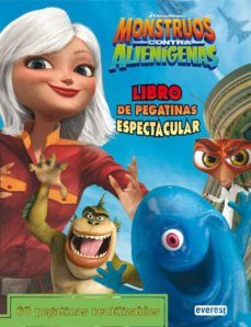 monstruos contra alienigenas: spectacular sticker book (60 reusab le stickers)-9788444163123