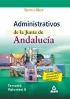 administrativos junta de andalucia (vol.ii): turno libre-9788466503723