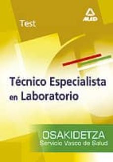 test del tecnico especialista en laboratorio de osakidetza-maria jose garcia bermejo-9788466563123