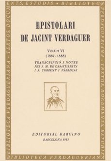 epistolari de jacint verdaguer(t. 6.)-jacint verdaguer-9788472265523