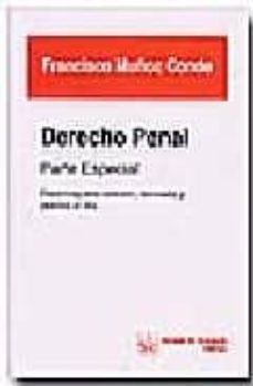 derecho penal: parte especial (15ª ed.)-francisco muñoz conde-9788484561323