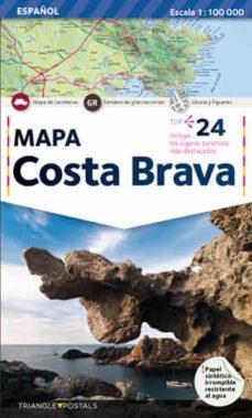 mapa costa brava (castellano)-9788484781523
