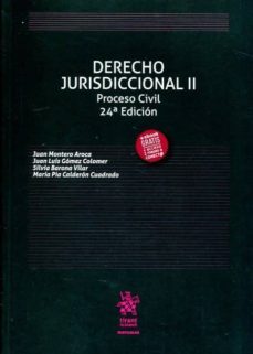 derecho jurisdiccional ii: proceso civil 2016 (24ª ed.)-9788491199823