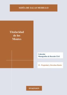 titularidad de los montes. (ebook)-9788491485223