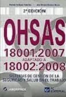 ohsas 18001:2007 adaptado a 18002:2008 (2ª ed)-9788492735723
