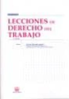 lecciones de derecho del trabajo-9788498765823