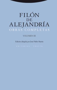 filon de alejandria: obras completas (vol. iii)-filon de alejandria-9788498792423