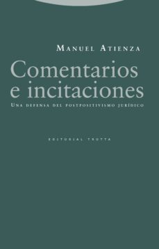 comentarios e incitaciones-manuel atienza-9788498797923