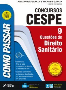 como passar em concursos cespe: direito sanitario (ebook)-9788582422823